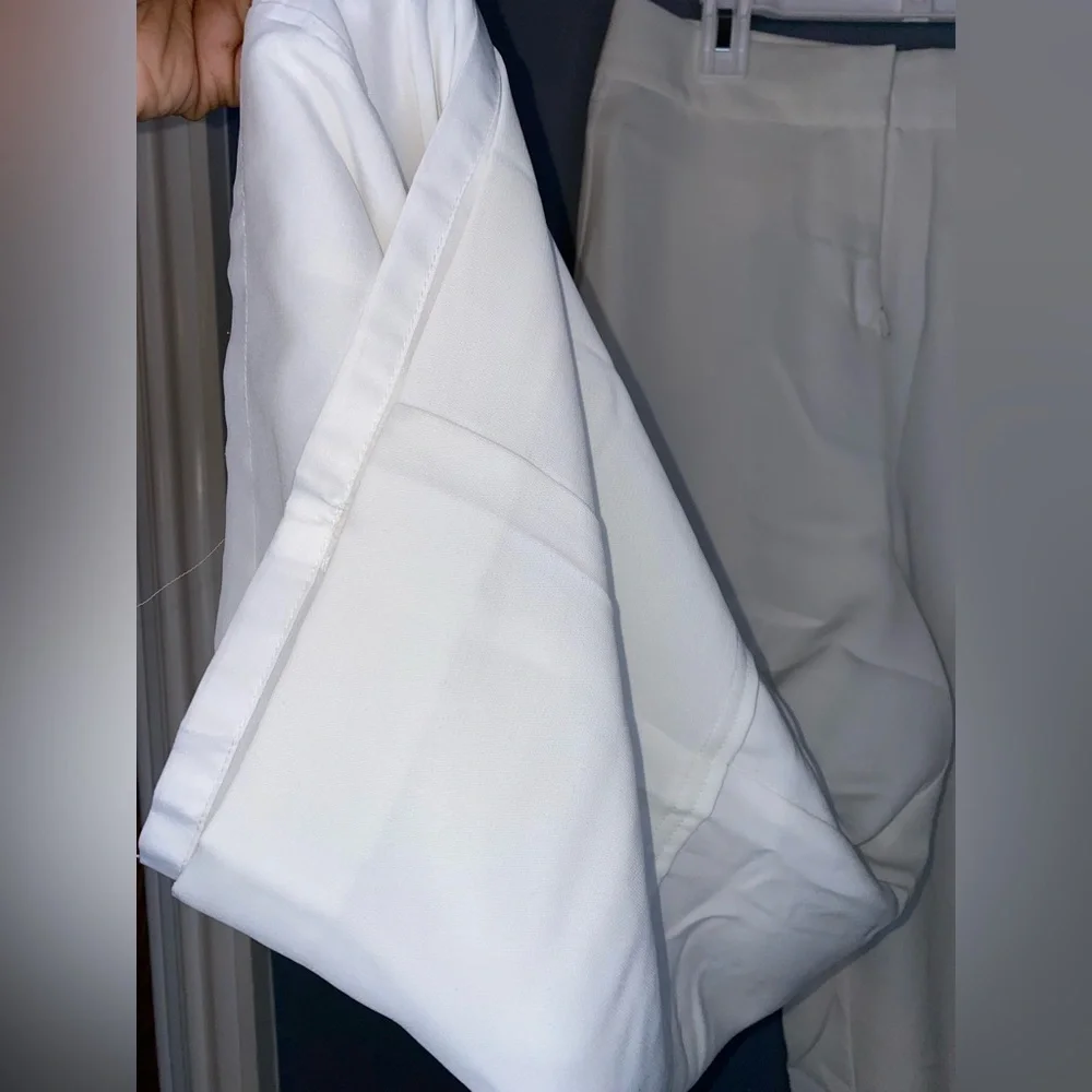 Jason Wu Cream/White Dress Pants/Trousers Capris | Women’s Size US 6 - Picture 6 of 12